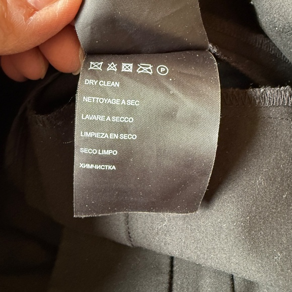 CLUB MONACO DRESS PANTS MID RISE CLASSIC TAPERED OFFICE COTTON BLD MINIMALIST 6 - Picture 10 of 10